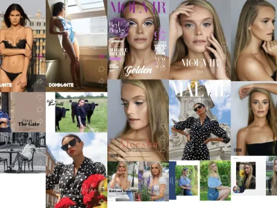 Fashion portfolio photoshoot and 10-15 retouch images