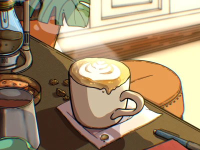 A cover illustrations for podcasts or songs on spotify