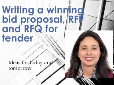 A successful bid proposal, RFP and RFQ for tender