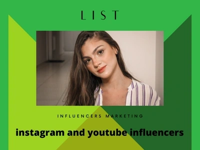 A list of influencers in any niche for influencer marketing.