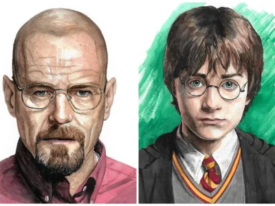 Your portrait in a watercolor