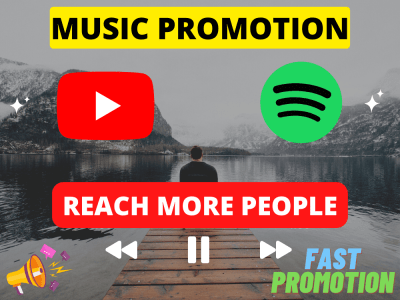 Music viral promotion through organic Youtube and Spotify music promotion