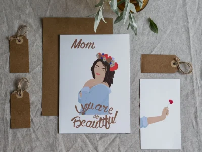A greeting card design