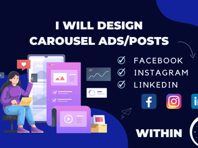 Attractive carousel  ads campaign for Facebook and Instagram