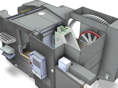 CAD model in Fusion 360 or Autodesk Inventor