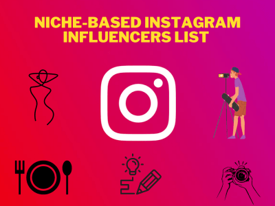 A Niche-based Instagram influencer list