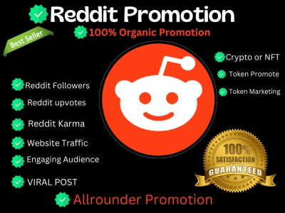 Reddit Posting Marketing and Real Follower / Upvote / Comments Growth