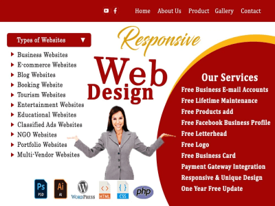 Build modern and responsive WordPress Full website design | Upwork
