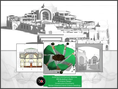 3d Bim Architectural Model in Revit