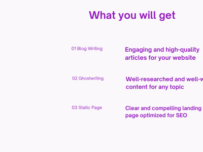 An SEO-optimized blog post/landing page for your website
