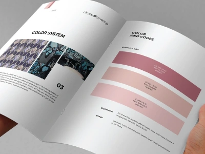 A creative, modern Brand Guideline design that will recognize your business