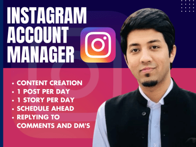 An Instagram account manager and content creator