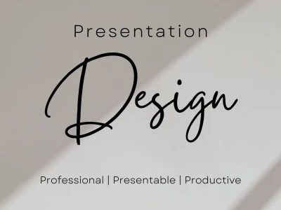 A professional presentation in ppt/ Gslide/ canvas