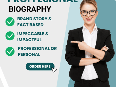 An IMPACTFUL & PROFESSIONAL Biography [Powerful Intro] [Attention Grabber]