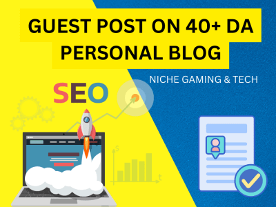 Guest Post from high authority personal tech blog
