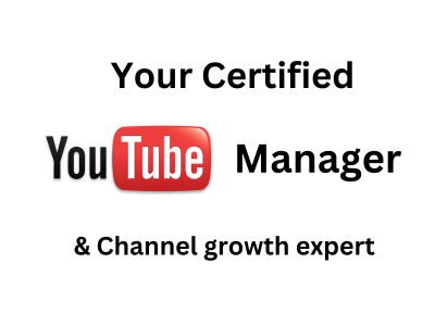 Professional You Tube channel manager and SEO expert
