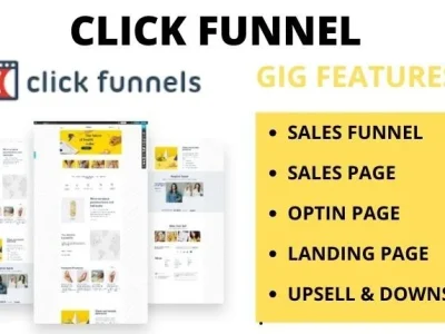 A professional sales funnel design using Clickfunnels | Upwork