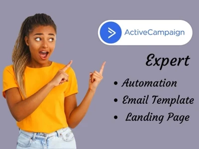 ActiveCampaign email automation and activecampaign landing page designs