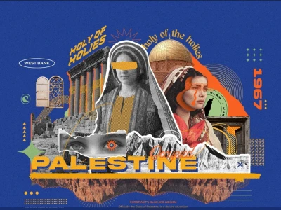 A creative Collage art, photomontage & abstract composition