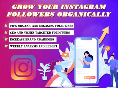 Instagram organic followers & Instagram promotion