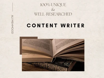 100% Unique & Well Researched Content
