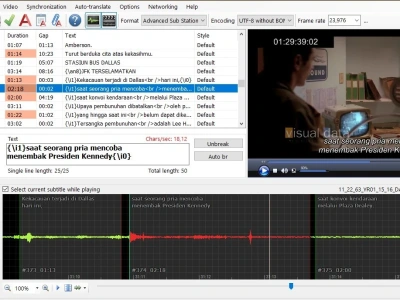 An excellent, timely English to Indonesian subtitle translation