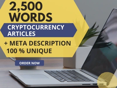 2,500 words SEO blog post for your crypto and Blockchain Blog