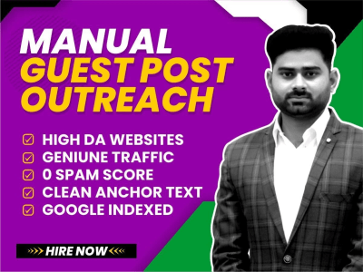 Genuine guest post outreach for niche edits and guest posts