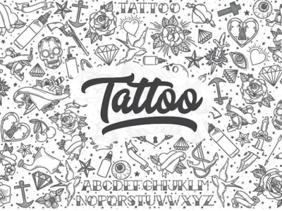A hand-drawn custom tattoo design from a professional tattoo artist