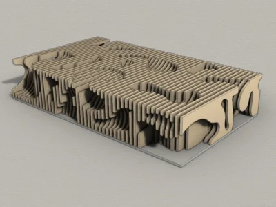 A 3d model & layout of your project that will be ready for laser cutting