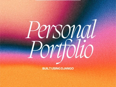 A personal portfolio including a blog, contact me form and more.