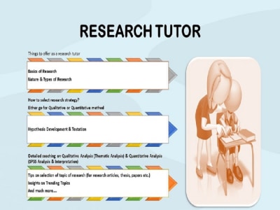 A research tutoring with a seasoned tutor