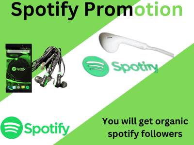 Organic Spotify followers and Music promotion