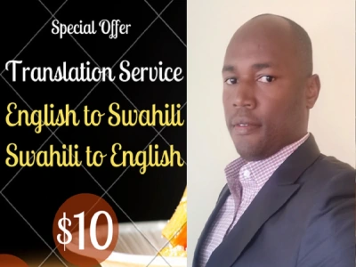 English to swahili translation service