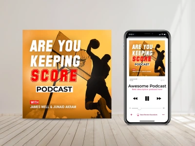 Attractive podcast cover Art Design that will catch the viewer's attention