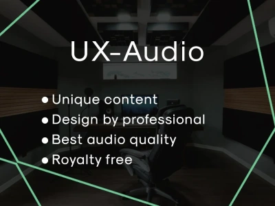 A user experience audio for your product.
