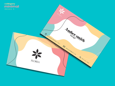 Minimalist, modern, luxury & professional business card design