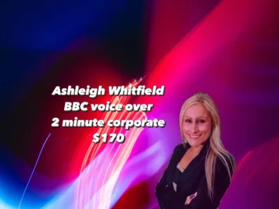 A high quality professional 2 minute voice over for $100