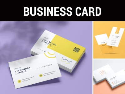 Modern Business Card, Visiting Card, Calling card,  Identity card Design
