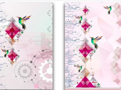 Seamless textile print and pattern design