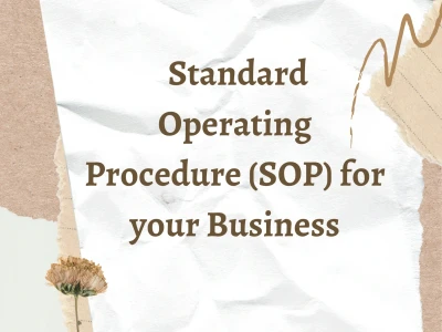 A customized SOP (Standard Operating Procedure) for your business