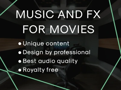Sound fx and music for your video trailer or movie