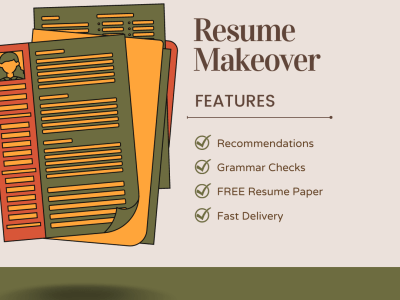 Resume Makeover (includes creative blend of chronological and functional)
