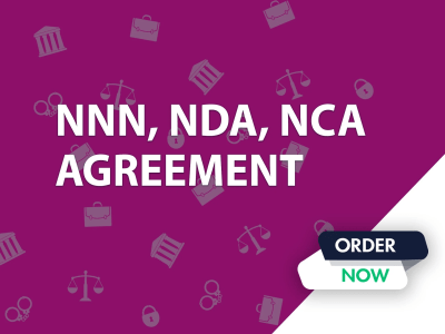 NDA, NCA, NNN agreement, Contract Review and Drafting for your business