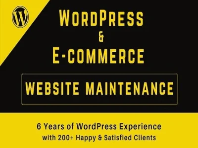 Wordpress website maintenance or ecommerce website maintenance | Upwork