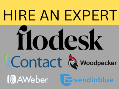 Attractive Flodesk, Woodpecker, and iContact Email Template design