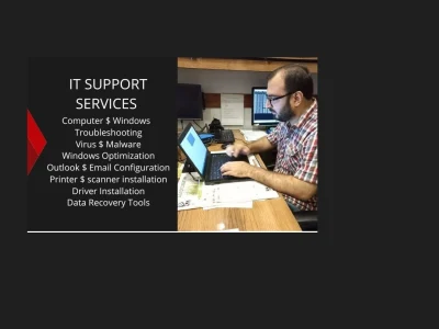 Fix repair, troubleshoot, install windows 10, computer, laptop remotely