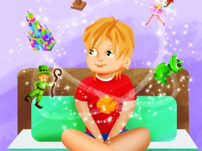 Cute children's book illustrations for Amazon KDP
