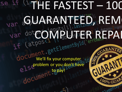 A repaired or fixed windows 8, 10, or 11 desktop or laptop!