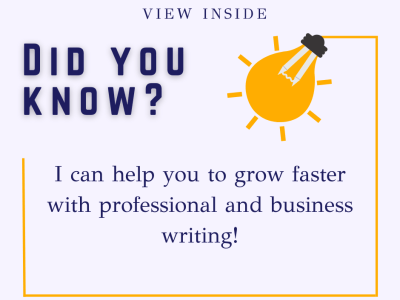 Professional writing services to grow your business faster